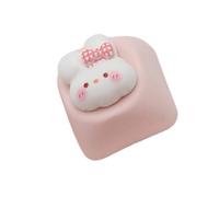 Asukohu Belles capsules de clés en résine de dessin animé Art Mécanique Accessoires de clavier Schéma de couleurs décoratives Claviers mécaniques Accessoires mignons