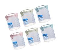 Asukohu Bidon de cuisine transparent hermétique pour céréales, collations et farine, organiseurs empilables pour lave-vaisselle Récipients de stockage des aliments scellés