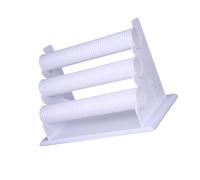 Asukohu Bijoux en plastique à 3 niveaux Support de bracelet amovible à niveaux Présentoir élégant pour bracelets et bracelets