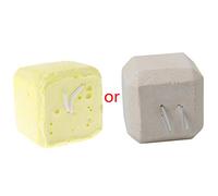 Asukohu Blocs de calcium pour petits animaux - Friandises à mâcher avec dents métalliques - Pour chinchilla - Panier de rangement