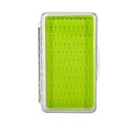 Asukohu Boîte de pêche à la mouche étanche légèrement pratique avec couvercle transparent pour leurres sur un seul côté Plusieurs tailles