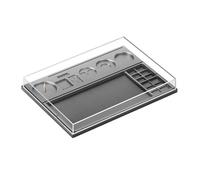 Asukohu Boîte de rangement compacte pour montres avec rembourrage antidérapant pour atelier professionnel de maintenance, c