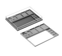 Asukohu Boîte de rangement compacte pour montres avec rembourrage antidérapant pour atelier professionnel de maintenance, Ensemble