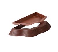 Asukohu Bol d'alimentation multi-usages avec rampes pour tortues d'animaux domestiques, amphibiens, récipient amovible en ABS pour boire et manger, reptiles, bol d'eau