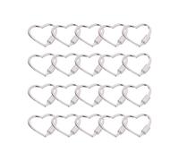 Asukohu Boucle à vis en forme de cœur pour sac à main, chaîne pour chien, anneaux et fournitures de décoration, cordons décoratifs pour sac, M, Comme décrit, Comme décrit.