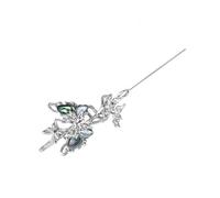 Asukohu Boucles d'oreilles à clip papillon tendance avec des pierres précieuses élégantes qui conviennent à différentes occasions et combinent facilement des vêtements décontractés