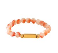 Asukohu Bracelet à breloques en pierre naturelle pour améliorer la paix et la discipline personnelle pour des tenues sophistiquées