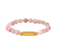 Asukohu Bracelet à breloques en pierre naturelle pour améliorer la paix et la discipline personnelle pour des tenues sophistiquées