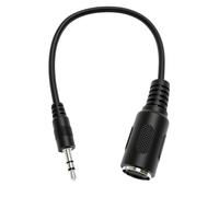 Asukohu Câble adaptateur 5 broches femelle vers mâle de 3,5 mm pour câble d'extension sonore DIN 5 broches pour équipement de clavier