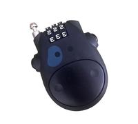 Asukohu Câble télescopique réglable à 4 images - Pour l'extérieur, mots de passe - Anneaux de verrouillage - Pour motos, casques, sac de ski - Ski inoxydable
