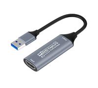 Asukohu Carte de capture USB pour l'enregistrement vidéo 1080p60 Boîtier métallique de sortie non retardé Streaming Plusieurs appareils Prise en charge de la latence Streaming Carte d'acquisition