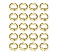 Asukohu Cercles de liaison élégants à double trou Anneaux de bricolage sophistiqués Anneaux de raccordement avec deux trous pour les résultats d'assemblage de bijoux, taille unique, Comme décrit
