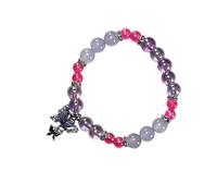 Asukohu Chaîne de main avec pendentif papillon en perles de cristal pour femme, bijou d'amitié, bijou complet en forme de papillon, taille unique, Comme décrit