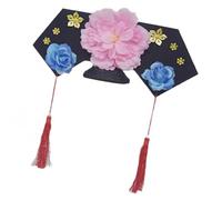 Asukohu Chapeau de fleur d'impératrice royale chinoise antique pour mariage, jeu de rôle, accessoires de déguisement, chapeau d'impératrice royale pour événements formels