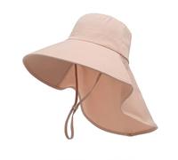 Asukohu Chapeau de soleil avec rabat pour le cou pour femmes et hommes Réglable Chaud Saisonnier Chapeau de cou Grande écharpe Respirant Large Soleil Femmes Visage Couvert, e, taille unique
