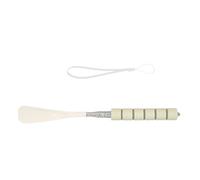 Asukohu Chausse-pied extensible en métal - Longueur réglable de 28 à 70 cm - Pour personnes âgées et grossesses, C, Taille unique