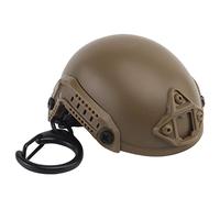 Asukohu Décapsuleur de casque Porte-clés Randonnée Randonnée Extérieur Casque Portable Forme Ouvre-bouteille Outils Charme Militaire Porte-clés Bière pour Hommes Drôle