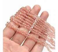 Asukohu Différentes perles de verre - Accessoire personnalisé - Perles à facettes artificielles - Perles de verre uniques pour l'artisanat de bijoux élégant