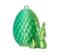Asukohu Dragon imprimé 3D unique dans les œufs Pendentif articulé Dragon Figurine Décoration Articulations flexibles agitation pour enfants