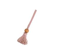Asukohu Élégant pendentif en cuir PU coloré Long glands Charme pour sacs et accessoires Porte-clés élégant pour femmes et étudiants