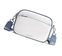 Asukohu Élégant petit sac à bandoulière en cuir synthétique pour femme avec sangle de guitare élégante, sac à main polyvalent organisé multi-poches, bleu, One Size