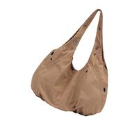 Asukohu Élégant sac à bandoulière en nylon sous les aisselles spacieuses pour une utilisation tendance et pratique en diverses occasions, kaki, One Size