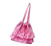 Asukohu Élégant sac à bandoulière en toile à volants pour étudiants et jeunes professionnels, a, One Size