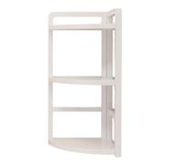 Asukohu Étagère d'angle multifonction en bois à 2 couches pour bureau - Solution de rangement pour économiser de l'espace - Pour la maison et le bureau
