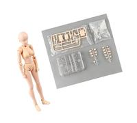 Asukohu Figurine d ' Action Mobile détaillée en PVC de 15 cm avec Poses Personnalisables et Construction Solide, adaptée collectionneurs et poupées mannequins d ' Artistes d ' Exposition