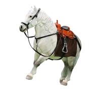 Asukohu Figurine miniature détaillée 1/12 de cheval de bain pour musées et scènes thématiques montrant la collection des amateurs d'animaux