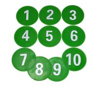 Asukohu Football Nonslip Floor Marker Footworks Tapis d'entraînement Tapis Tapis de sol Numbered Floor Spots Marqueurs Football Plaques plates Disques