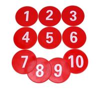 Asukohu Football Nonslip Floor Marker Footworks Tapis d'entraînement Tapis Tapis de sol Numbered Floor Spots Marqueurs Football Plaques plates Disques