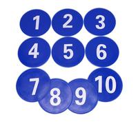 Asukohu Football Nonslip Floor Marker Footworks Tapis d'entraînement Tapis Tapis de sol Numbered Floor Spots Marqueurs Football Plaques plates Disques