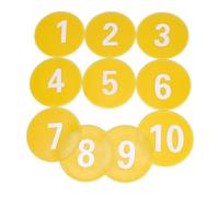 Asukohu Football Nonslip Floor Marker Footworks Tapis d'entraînement Tapis Tapis de sol Numbered Floor Spots Marqueurs Football Plaques plates Disques