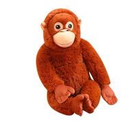 Asukohu Gorillas Jouet en peluche doux et long singe Poupée rembourrée 66 cm Coussin pour enfants et adultes Décoration de chambre à coucher Grande peluche Poupées singe