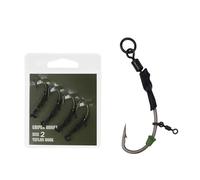 Asukohu Hameçon de pêche à la carpe Ronnie Wide Gape avec guide et manchon long pour cartel professionnel
