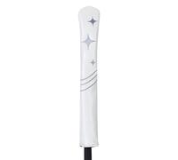 Asukohu Housse de tige d'alignement de golf Étui en cuir PU Club Protecteur imperméable Motif étoile Bâton de protection pour tête Accessoires de protection pour club