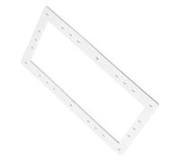 Asukohu Joint de skimmer de piscine en caoutchouc avec réparation améliorée La durabilité pour les systèmes de filtration automatique 33,8 x 17,8 cm 13,8 x 7 5 pouces au-dessus du skimmer de piscine