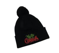 Asukohu Jolis chapeaux de Noël en forme de lettres brodées pour les fêtes d'hiver et les tenues décontractées pour événements d'entreprise