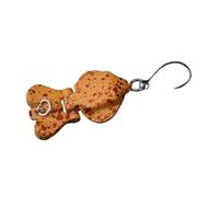 Asukohu Leurre de pêche Deux sections Pêche en métal Appât dur Flottant Jigging Mer Double combat Facile à utiliser Petit crochet unique
