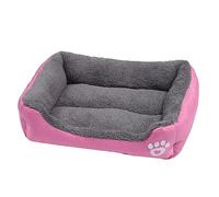 Asukohu Lit pour animal de compagnie avec coussin en fourrure doux et beau antidérapant Panier pour chien Canapé Coussin à fourrure pour chiots Canapé-lit pour petits chiens