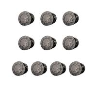 Asukohu Lot de 10 crampons décoratifs à vis pour chaussures décontractées en cuir Sandales de plage Accessoires métalliques interchangeables Sandales de plage Accessoires de décoration, Numéro 8