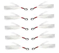 Asukohu Lot de 10 cuillères de pêche appâts pendentifs attaquants accessoires de pêche Installation facile Lure Remorque Équipement de pêche