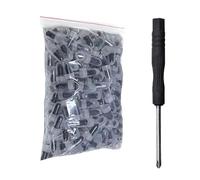 Asukohu Lot de 100 clous de réparation pour pneus sous vide, à ponction rapide, outil de transport facile pour voitures, motos et vélos