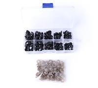 Asukohu Lot de 100 jouets en plastique de sécurité pour nez triangulaire pour poupées, peluches Maki