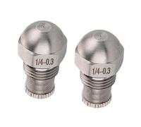 Asukohu Lot de 2 buses de pulvérisation résistantes à l'oxydation et à la rouille - Sortie de brume à haute efficacité à l'intérieur - Buse de brouillard en acier inoxydable multi-usages