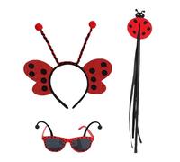 Asukohu Lot de 2 costumes d'abeille, costume d'abeille, pour Halloween, cosplay, amusant, pour avoir des accessoires, pour adultes et enfants