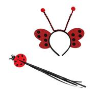 Asukohu Lot de 2 costumes d'abeille, costume d'abeille, pour Halloween, cosplay, amusant, pour avoir des accessoires, pour adultes et enfants