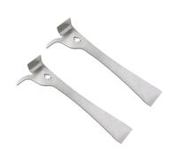 Asukohu Lot de 2 fourchettes multifonctions en acier inoxydable pour la récolte des miels des abeilles, ruches, racloir, équipement d'apiculture, équipement essentiel