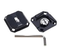 Asukohu Lot de 2 têtes de trépied multifonctions 38 mm pour basculer rapidement entre les sangles d'épaule et les équipements de photographie professionnels